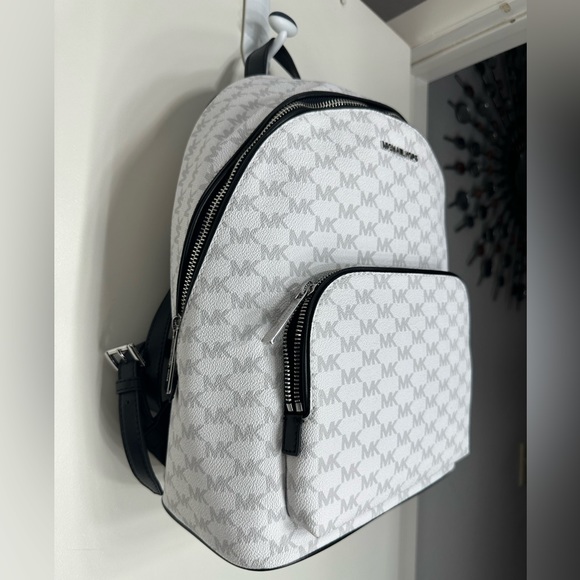 MICHAEL KORS CONNIE BRIGHT WHT MD BACKPACK - Picture 8 of 13